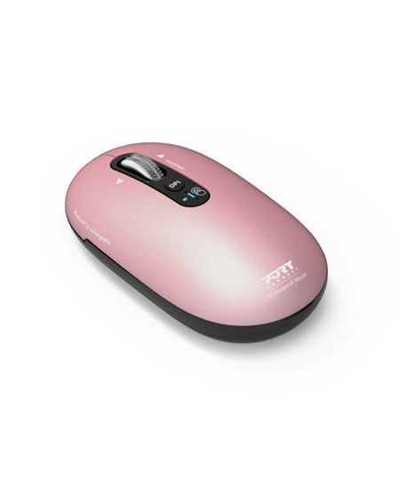 PORT CONNECT Mouse | PURE MAC | Wireless | Bluetooth | Pink