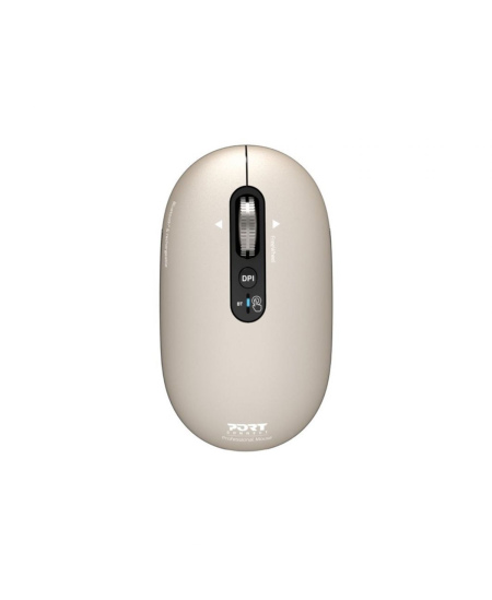 PORT CONNECT Mouse | PURE MAC | Wireless | Bluetooth | Beige Perle