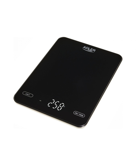Adler Kitchen Scale AD 3177b Maximum weight (capacity) 10 kg, Accuracy 1 g, Black
