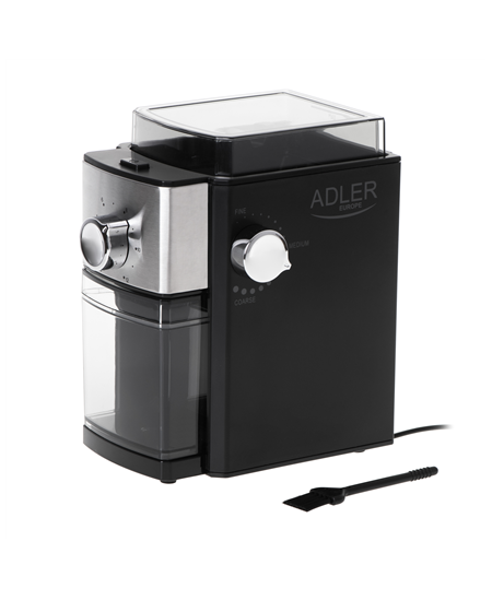 Adler | Coffee Grinder | AD 4448 | 300 W | Coffee beans capacity 250 g | Number of cups 12 per container pc(s) | Black