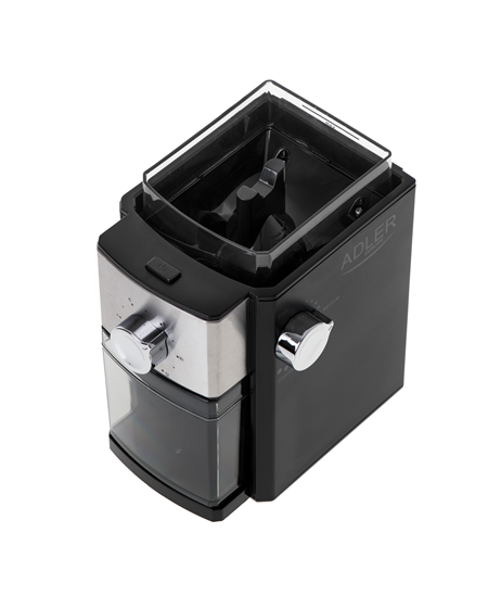 Adler | Coffee Grinder | AD 4448 | 300 W | Coffee beans capacity 250 g | Number of cups 12 per container pc(s) | Black