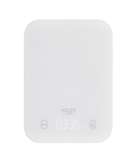 Adler Kitchen Scale | AD 3181w | Graduation 1 g | Display type LED | White