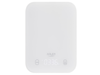 Adler Kitchen Scale | AD 3181w | Graduation 1 g | Display type LED | White