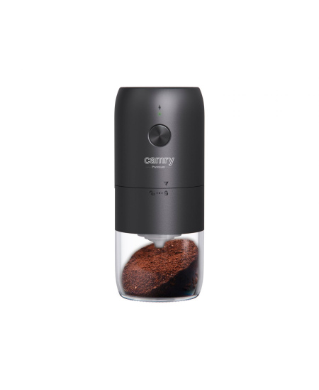 Camry Cordless USB Electric Coffee Grinder | CR 4302 | 25 W | Coffee beans capacity 25-30 g | Black