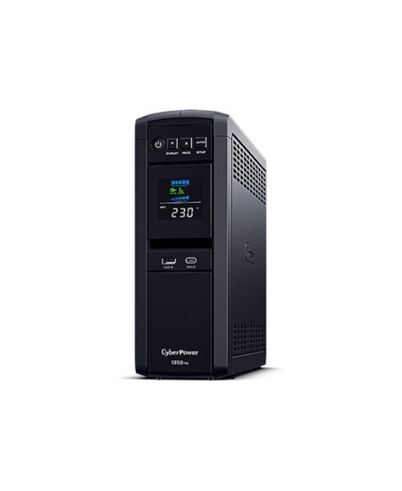CyberPower | PFC Sinewave UPS Series | CP1350PFCLCD | 1350 VA | 880 W | 88 V | 144 V | NEMA 5-15P, 5 ft. cord