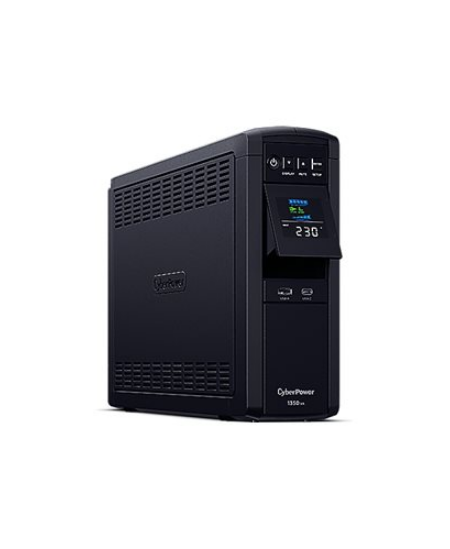 CyberPower | PFC Sinewave UPS Series | CP1350PFCLCD | 1350 VA | 880 W | 88 V | 144 V | NEMA 5-15P, 5 ft. cord
