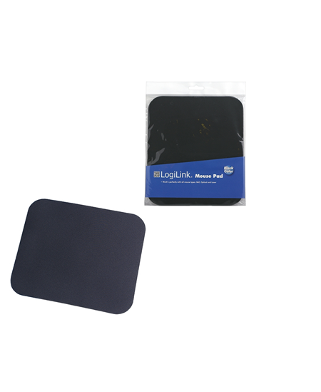 Logilink Mousepad Black, 220 x 250 mm