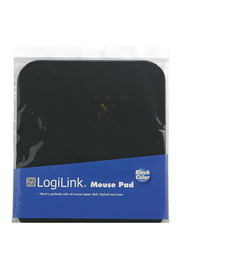 Logilink Mousepad Black, 220 x 250 mm