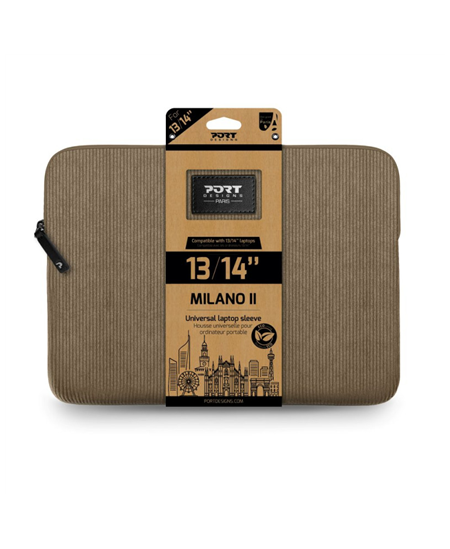 PORT DESIGNS MILANO II ECO | Fits up to size 13/14 " | Sleeve | Brown