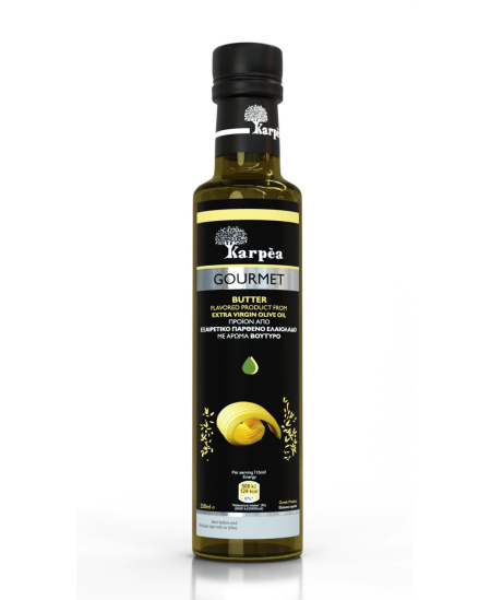 Alyvuogių aliejus KARPEA, Gourmet, extra virgin, sviesto skonio, 250 ml