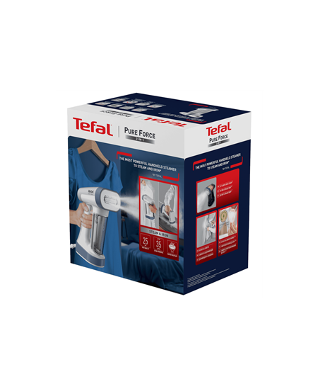 TEFAL Steamer | DT8722E0 Pure Force 2in1 | Handheld | 1800 W | 0.18 L | 35 g/min