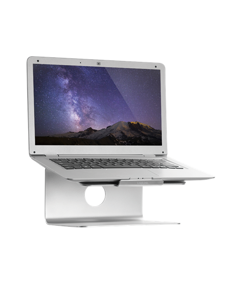 Logilink AA0104 17 ", Aluminum, Notebook Stand, Suitable for the MacBook series and most 11“-17“ laptops