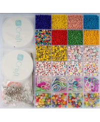 Karoliukų vėrimo rinkinys MIX