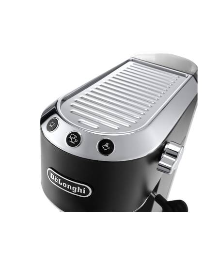 Delonghi | Dedica Pump Espresso | EC685.BK | Pump pressure 15 bar | Built-in milk frother | Semi-automatic | 1300 W | Black/Stai