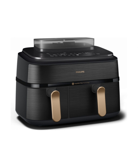 Philips Dual Steam Air Fryer | NA552/00 5000 Series | Power 2750 W | Capacity 9 L | RapidAir Plus | Black