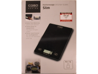 SALE OUT. | Caso Kitchen scale | Slim | Maximum weight (capacity) 5 kg | Graduation 1 g | Black | DAMAGED PACKAGING