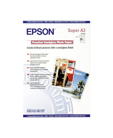 Epson Semigloss Photo Paper DIN A3+, 250g/m2, 20 sheets