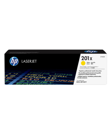 HP 201X (CF402X) Lazerinė kasetė, Geltona