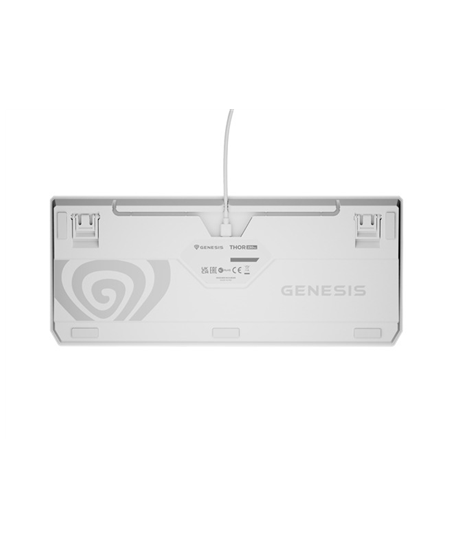 Genesis | THOR 230 | Mechanical Gaming Keyboard | Wired | US | Outemu Brown | White