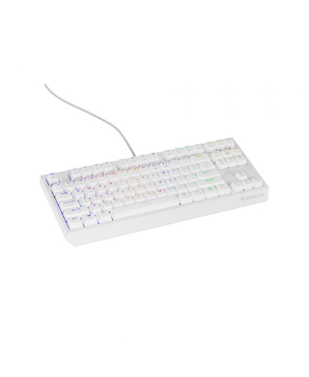 Genesis | THOR 230 | Mechanical Gaming Keyboard | Wired | US | Outemu Brown | White
