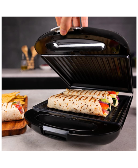 Cecotec Sandwich Maker | Rock'nToast Family 3in1 | 1500 W | Number of plates 3 | Black