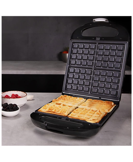 Cecotec Sandwich Maker | Rock'nToast Family 3in1 | 1500 W | Number of plates 3 | Black
