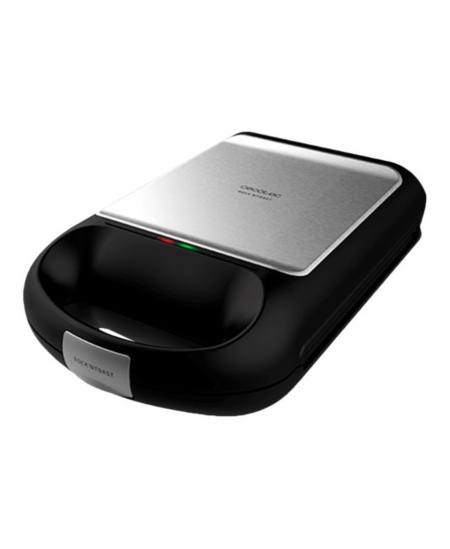 Cecotec Sandwich Maker | Rock'nToast Family 3in1 | 1500 W | Number of plates 3 | Black