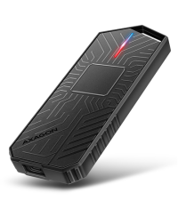AXAGON USB-C 10Gbps - M.2 NVMe and SATA SSD GAME M.2 box | EEM2-GAM