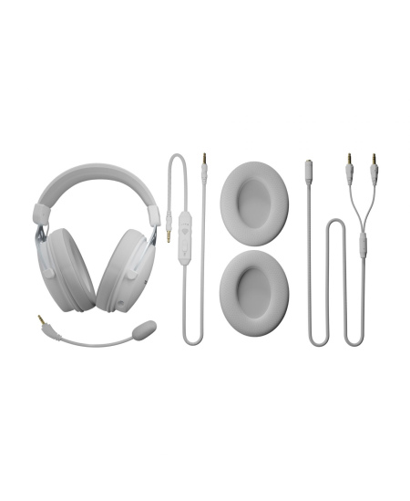 Genesis | Gaming Headset | Toron 531 | White | Wired | Over-Ear | Microphone