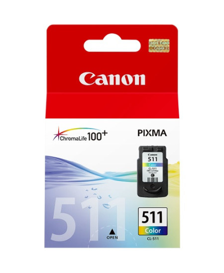 Canon CL-511 Color (2972B001) Rašalinė kasetė, CMY
