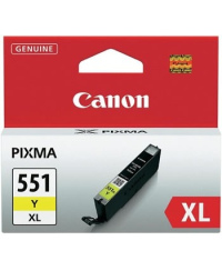 Canon CLI-551XL Y (6446B001) Rašalinė kasetė, Geltona
