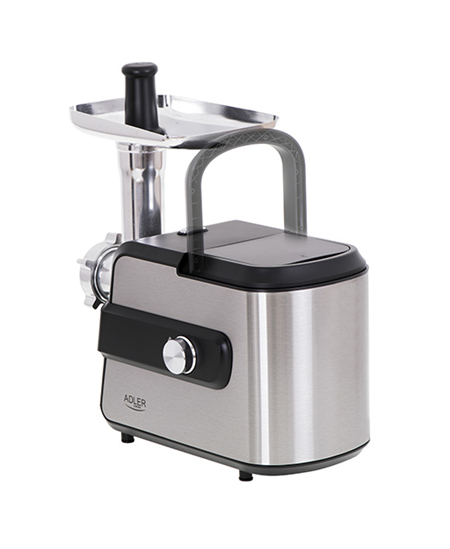 Adler | Meat mincer with a shredder | AD 4813 | Silver/Black | 600 W | Number of speeds 2 | Throughput (kg/min) 1