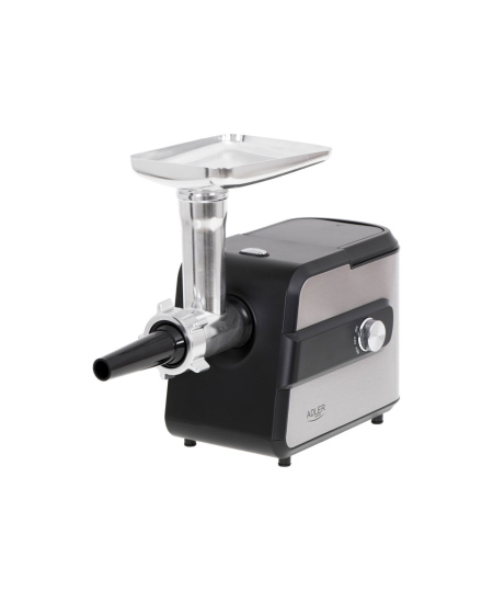 Adler | Meat mincer with a shredder | AD 4813 | Silver/Black | 600 W | Number of speeds 2 | Throughput (kg/min) 1
