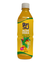 Aloe Vera sulčių gėrimas BONSU mangų skonio su minkštimu, (59%), 500ml