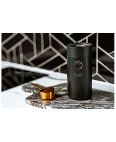 Adler | Coffee Mill | AD 4446bg | 150 W | Coffee beans capacity 75 g | Black