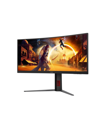 AOC | CU34G4 | 34 " | Fast VA | UWQHD | 21:9 | 180 Hz | 1 ms | 3440 x 1440 pixels | 300 cd/m² | HDMI ports quantity 2 | Bl