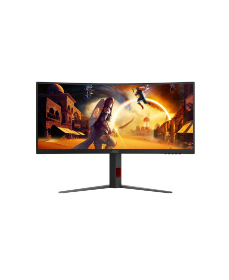 AOC | CU34G4 | 34 " | Fast VA | UWQHD | 21:9 | 180 Hz | 1 ms | 3440 x 1440 pixels | 300 cd/m² | HDMI ports quantity 2 | Bl