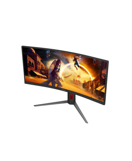 AOC | CU34G4 | 34 " | Fast VA | UWQHD | 21:9 | 180 Hz | 1 ms | 3440 x 1440 pixels | 300 cd/m² | HDMI ports quantity 2 | Bl