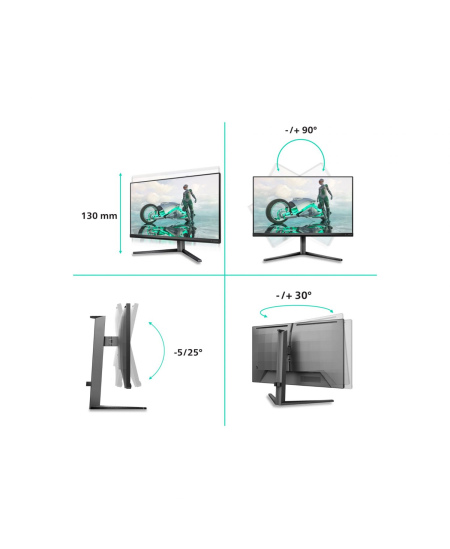 Philips | 27M2N3800A/00 | 27 " | Fast IPS | 4K UHD | 16:9 | 160 Hz | 1 ms | 3840 x 2160 pixels | 350 cd/m² | HDMI ports qu