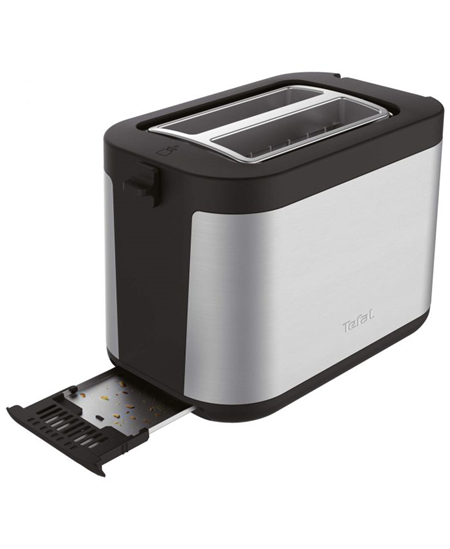 TEFAL | Toaster | TT340830 | Number of slots 2 | Housing material Stainless steel | Stainless Steel/Black