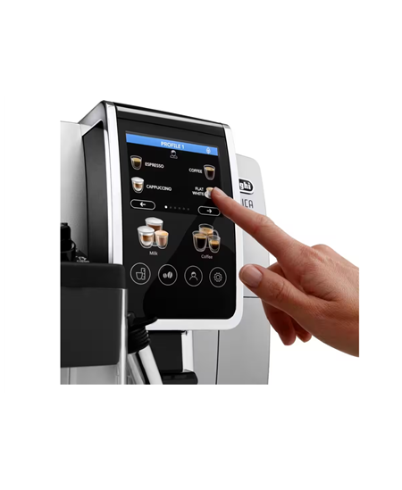 Delonghi | Coffee Maker | Dinamica Plus ECAM380.85.SB | Pump pressure 15 bar | Built-in milk frother | Automatic | 1450 W | Stai