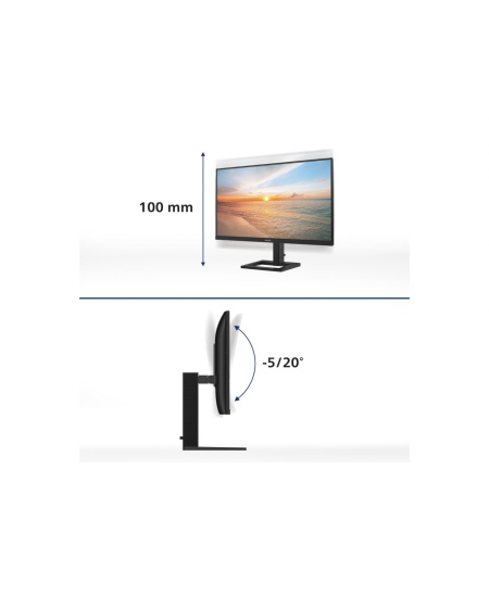 Philips | 27E1N1800AE/00 | 27 " | IPS | 16:9 | 60 Hz | 4 ms | 3840 x 2160 pixels | HDMI ports quantity 2 | Black