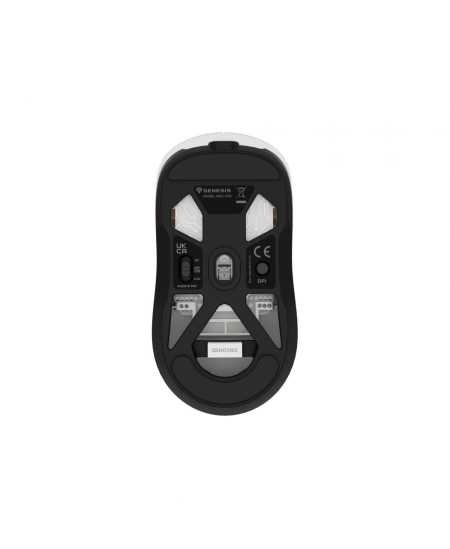 Genesis | Gaming Mouse | Zircon 660 | Wired/Wireless | 2.4 GHz, Bluetooth, USB | White