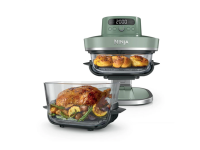NINJA 5-in-1 XL Glass Air Fryer | AS090EUGN Crispi Pro | Power 2050 W | Capacity 5.7 L | Moss Green