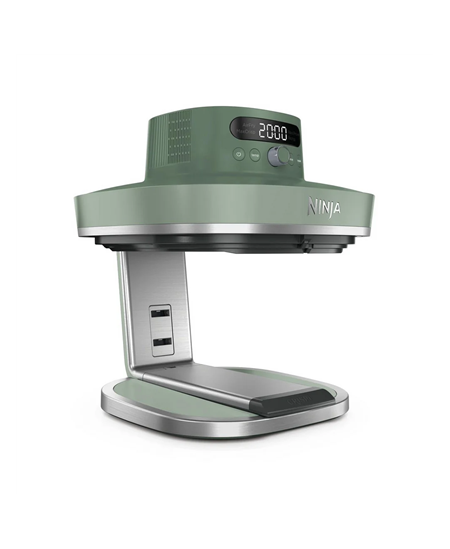 NINJA 5-in-1 XL Glass Air Fryer | AS090EUGN Crispi Pro | Power 2050 W | Capacity 5.7 L | Moss Green