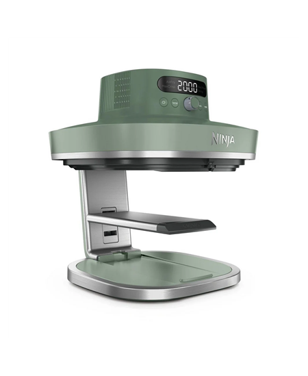 NINJA 5-in-1 XL Glass Air Fryer | AS090EUGN Crispi Pro | Power 2050 W | Capacity 5.7 L | Moss Green