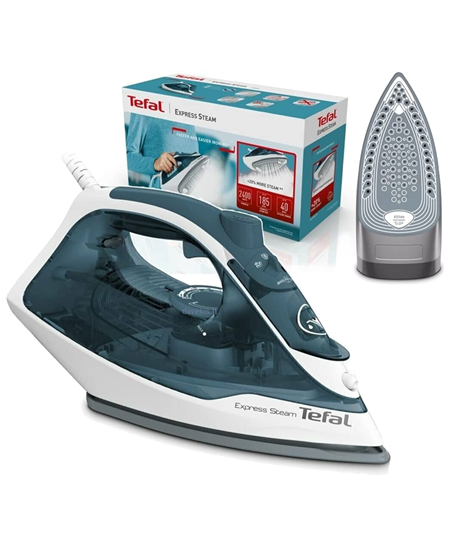TEFAL | FV2839E0 | Steam Iron | 2400 W | Water tank capacity 270 ml | Continuous steam 40 g/min | Steam boost performance 185 g/