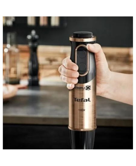 TEFAL | HB656G10 | Hand Blender | 1000 W | Number of speeds 20 | Black/Copper
