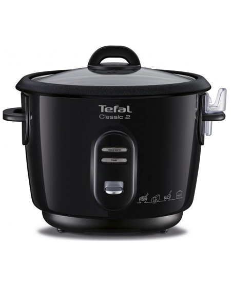 TEFAL | RK103811 Classic 2 | Rice cooker | 600 W | 5 L | Number of programs 3 | Black