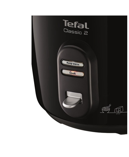 TEFAL | RK103811 Classic 2 | Rice cooker | 600 W | 5 L | Number of programs 3 | Black